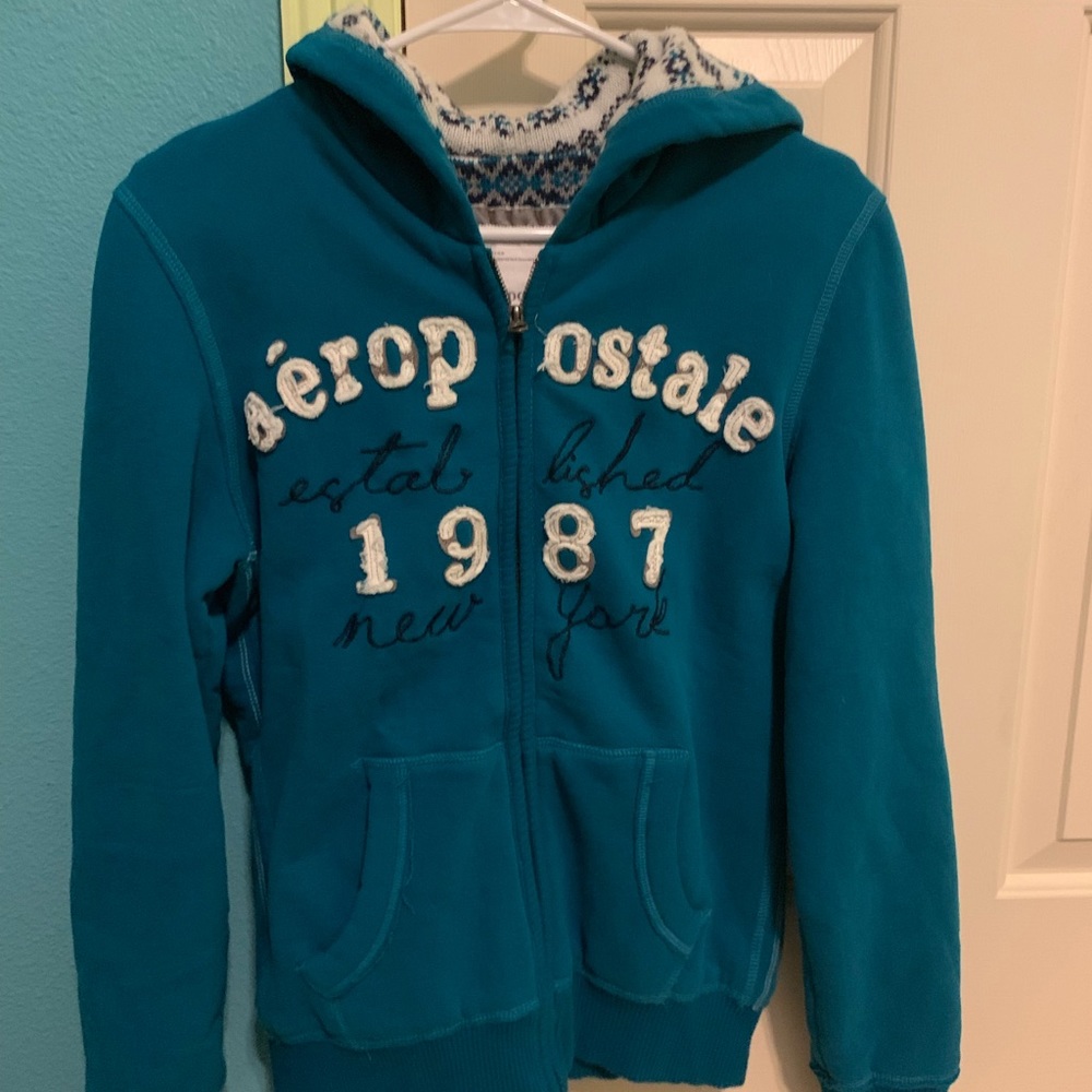 Aeropostale Hoodie with Knitted Inside